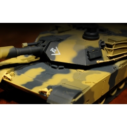 Czołg zdalnie sterowany ASG/IR/dym 1:24 U.S. M1A2 Abrams RTR 2.4Ghz - Heng Long 3816